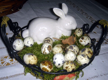 Osterdekoration: Monika F�rstel.